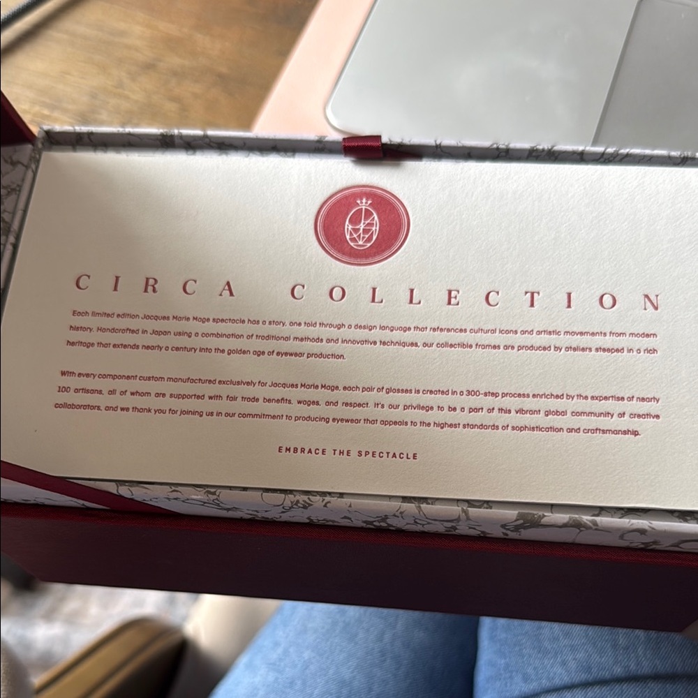 Limited Edition Jacques Marie Image Richard Glasses - Picture 3 of 9